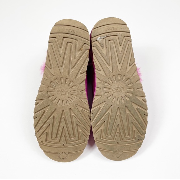 Ugg Mini Bailey Bow 2 Fuschia Pink Bootie 8 - Picture 9 of 10